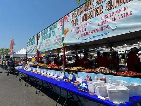 Seafood festival at Belmar, New Jersey