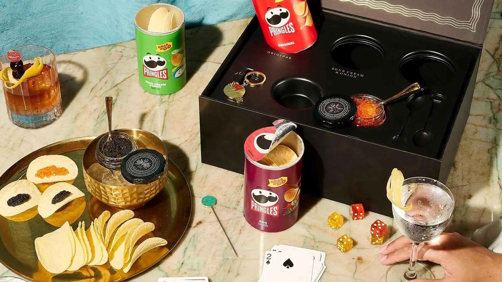 Pringles x The Caviar Co