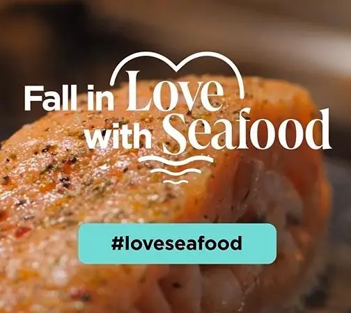 Ad from the 'Fall in Love with Seafood' campaign