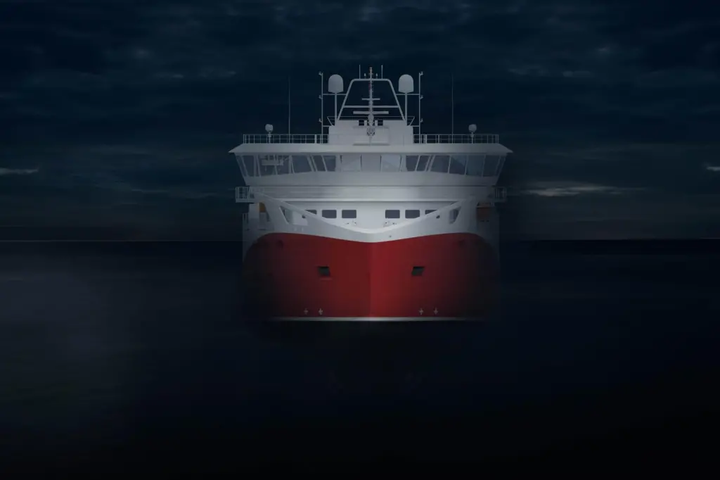 The HAV Design ammonia-fuelled wellboat render