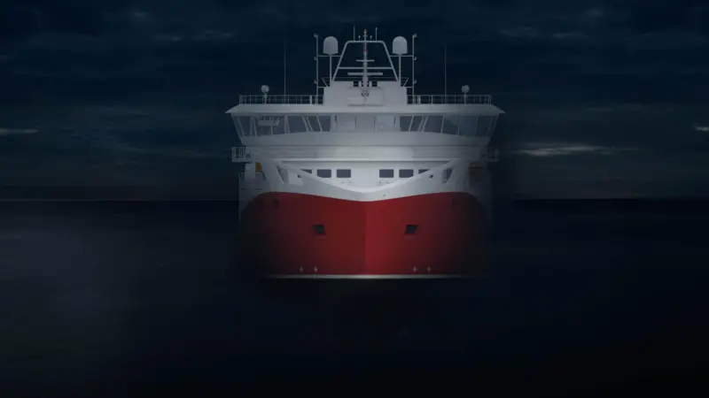 The HAV Design ammonia-fuelled wellboat render