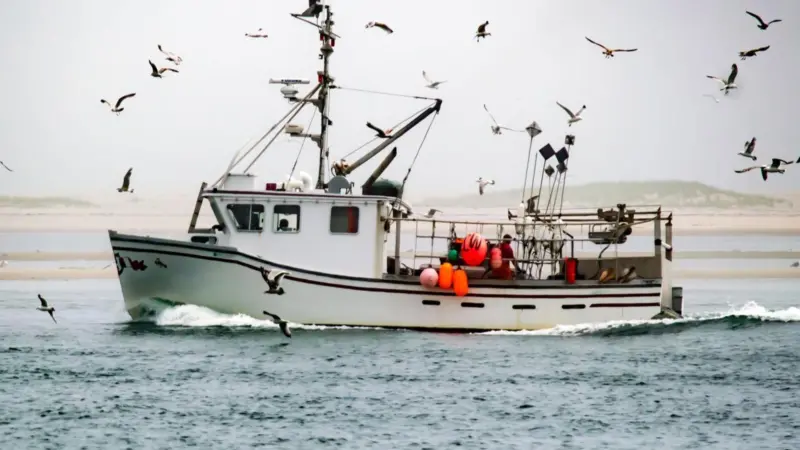 European fishing boat