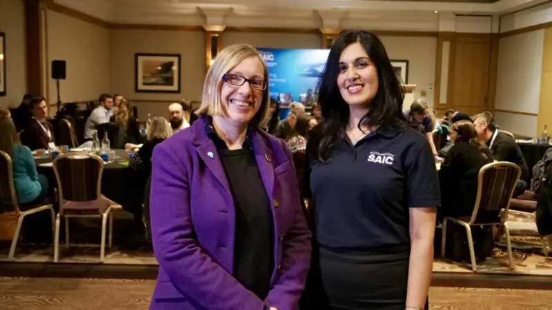Jillian Couto-Phoenix, head of skills at SAIC, and Alison Gray, founder and director of Skillfluence