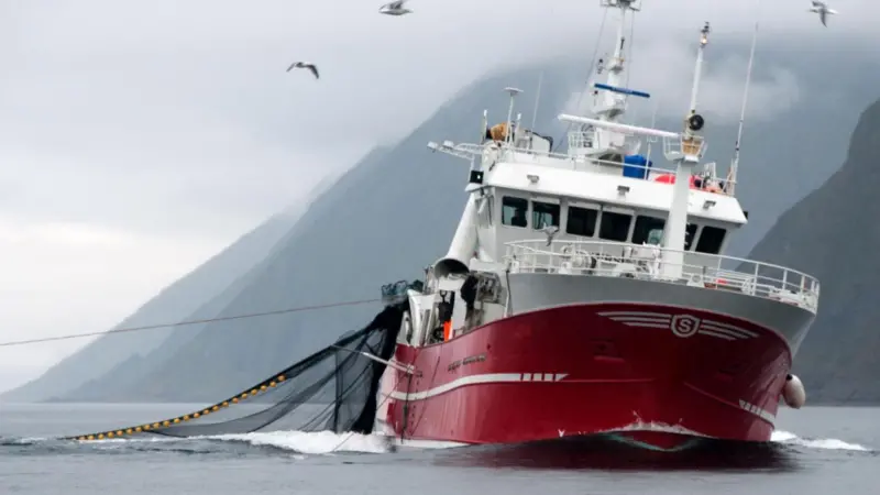 Fishing vessel in the Northeast Atlantic