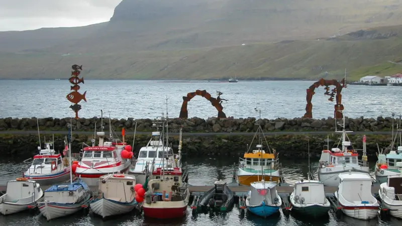 Fuglafjordur fishing boats, Faroe Islands