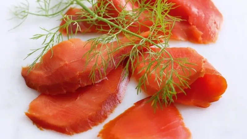 Smoked Alaska salmon