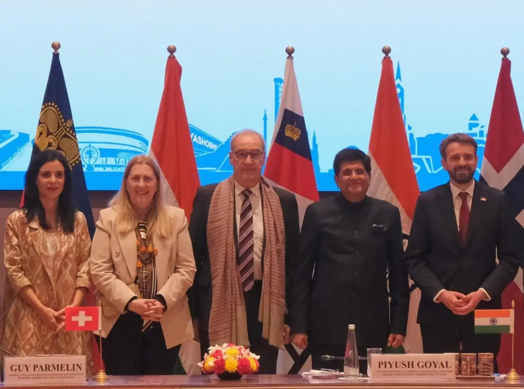 EFTA and India sign Trade and Economic Partnership Agreement