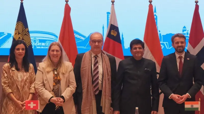 EFTA and India sign Trade and Economic Partnership Agreement