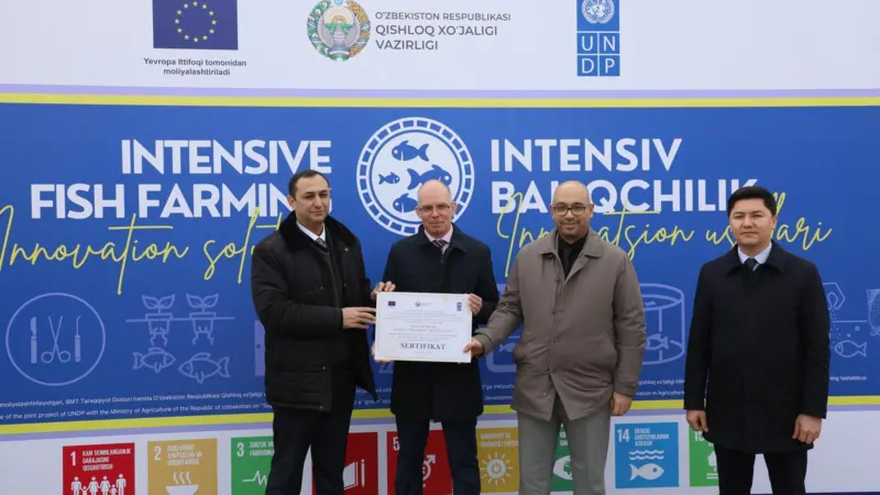 The EU and UNDP are helping boost Uzbekistan's aquaculture industry