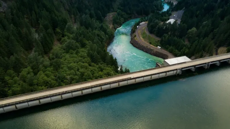 A reservoir in Marion County, Oregon