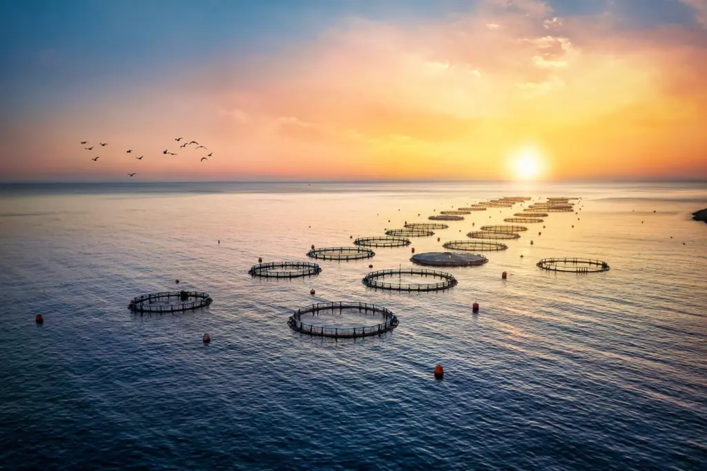 Aquaculture fish farm, Lake Victoria