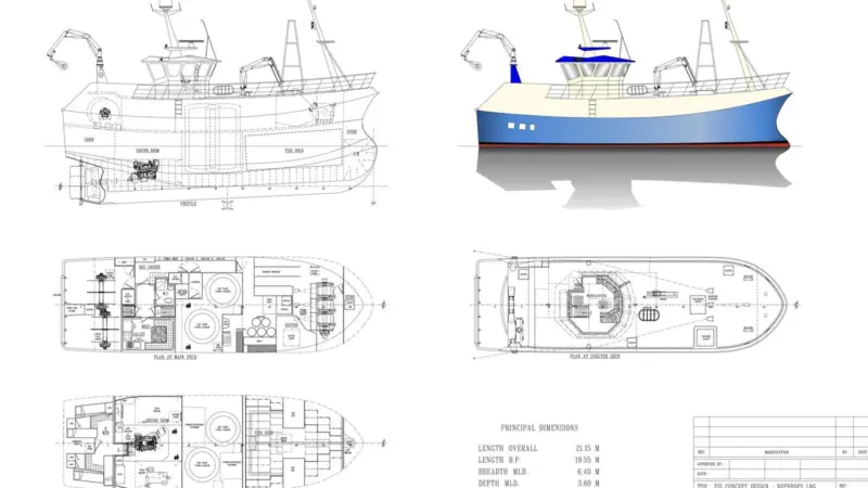 Hydrogen creel boat design
