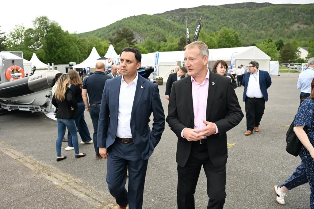 Anas Sarwar and Tavish Scott