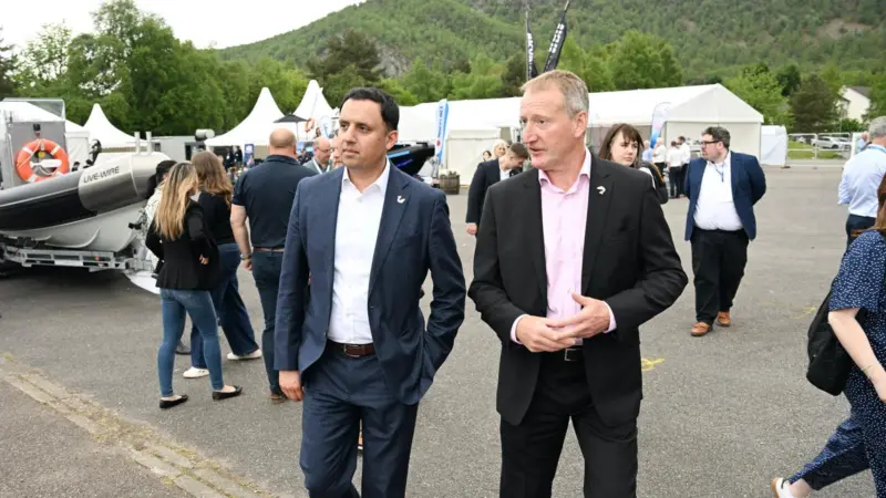 Anas Sarwar and Tavish Scott