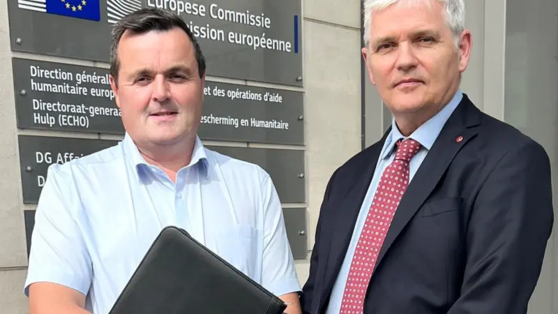 Brendan Byrne and Aodh O Donnell