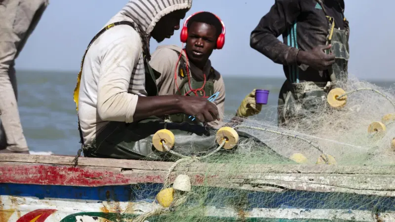 Senegalese fishers