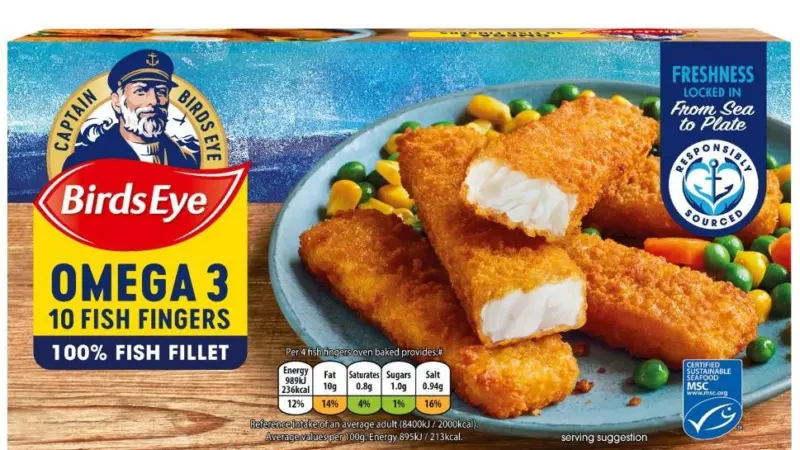 Birds Eye fish fingers