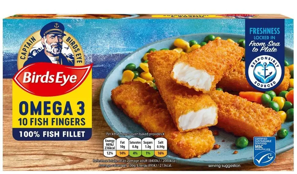 Birds Eye fish fingers
