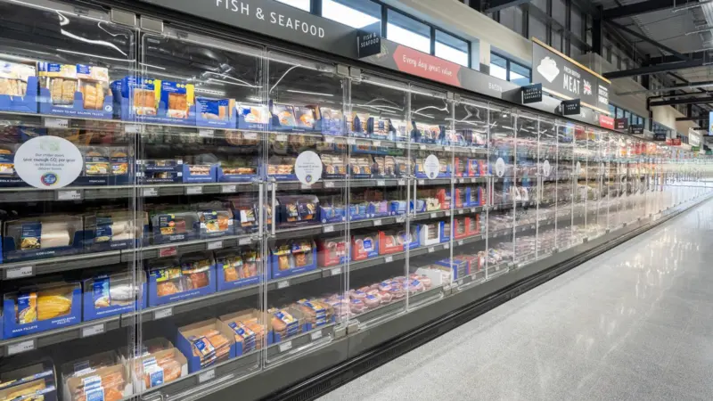 Seafood in Aldi store
