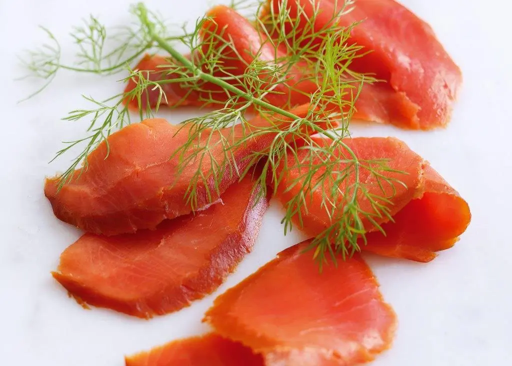 Smoked Alaska salmon