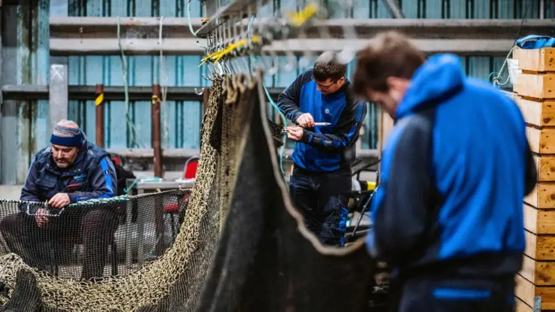 Scottish Sea Farms Net store team, Scalloway