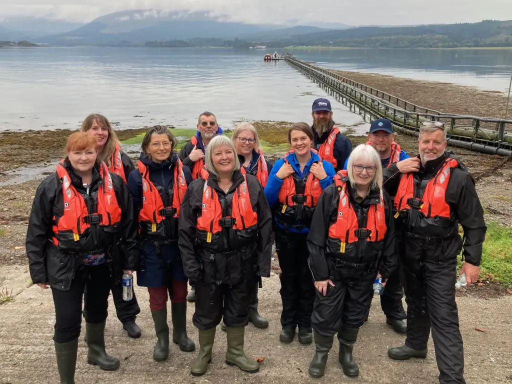 ScottishSeaFarms RAIC visit, Sep 24
