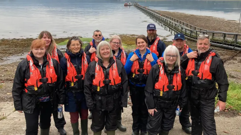 ScottishSeaFarms RAIC visit, Sep 24