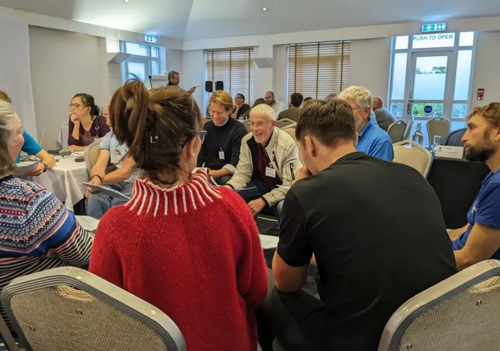 Fishers and other stakeholders discuss policy in the industry