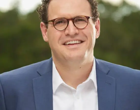 Profile head and shoulders shot of Ryan Orgera, global director of Accountability.Fish