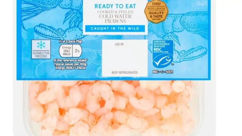 Tesco prawns