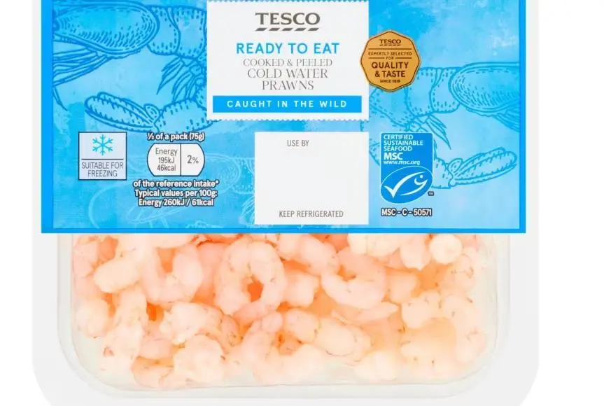 Tesco prawns