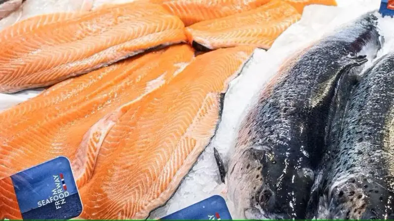 Norwegian seafood on ice