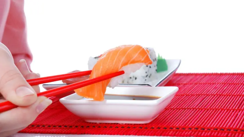 Salmon sushi