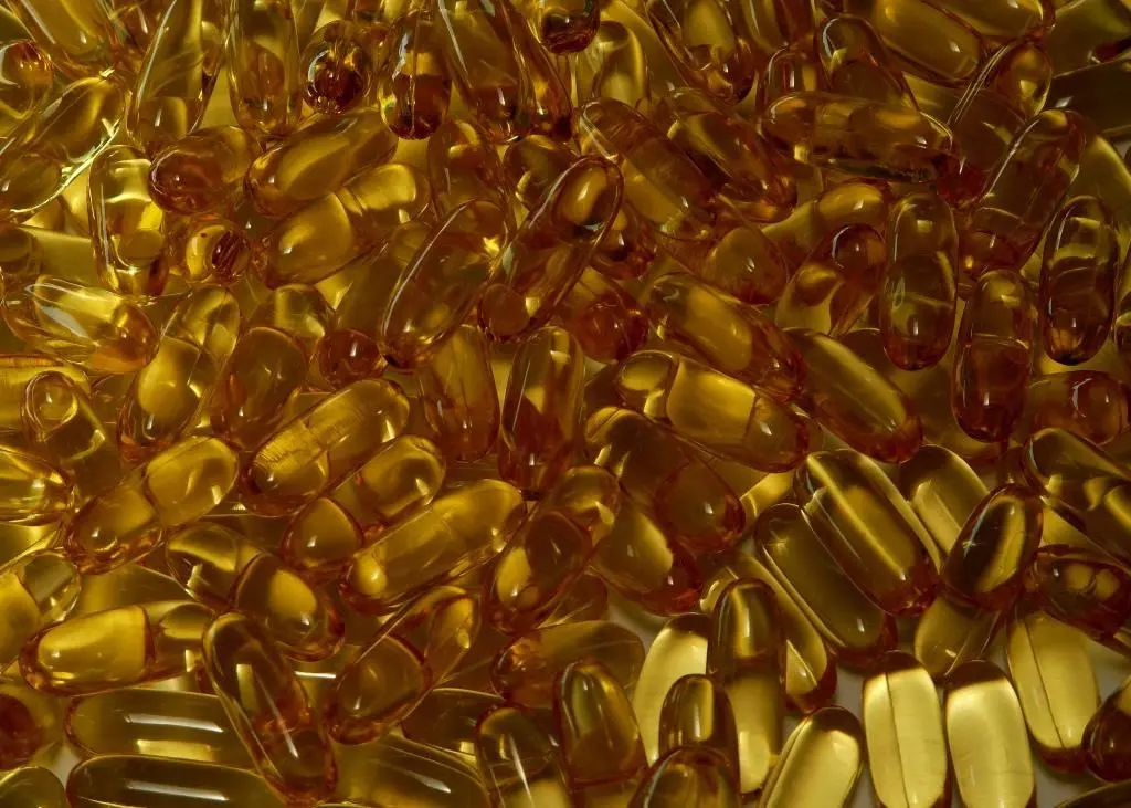 Fish oil capsules