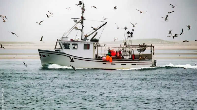European fishing boat