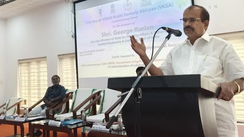 Union Minister of State George Kurian