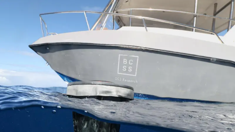 BCSS deploying ReCon buoy for Ocean Observation @Jean du Sartel
