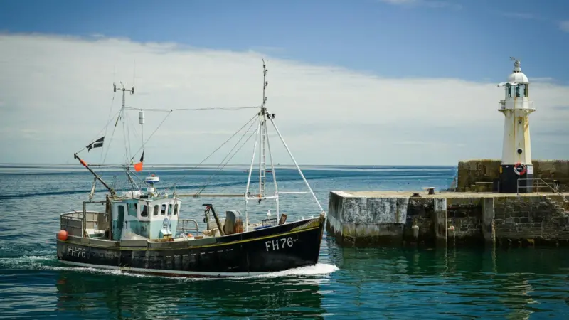 Cornwall fishing boat