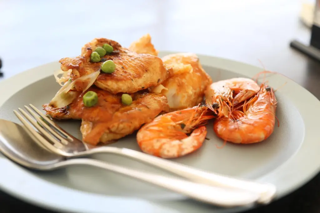Seafood plate