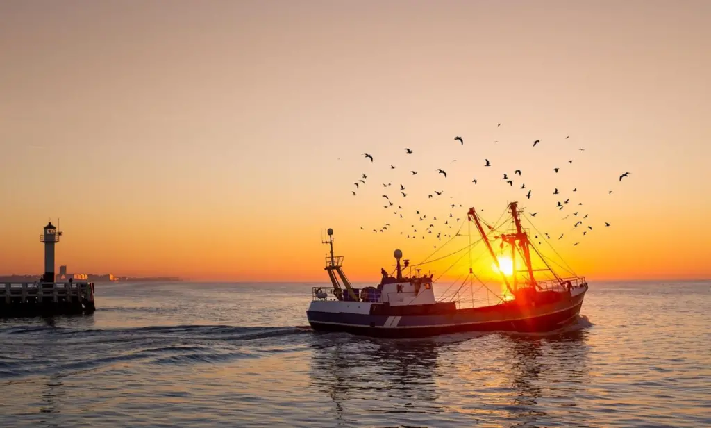 Belgium fishing boat