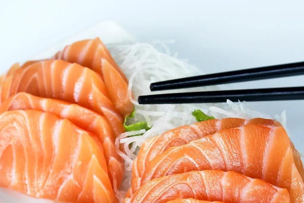 Farmed salmon