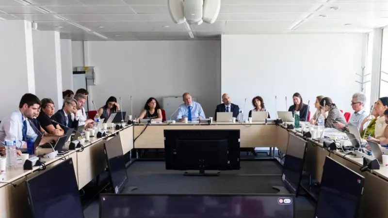 The image shows attendees at the implementation dialogue on maritime spatial planning (MSP)