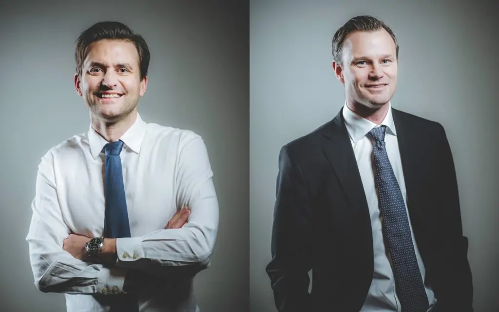 Kjetil Haga (left), Simen Landmark (right)