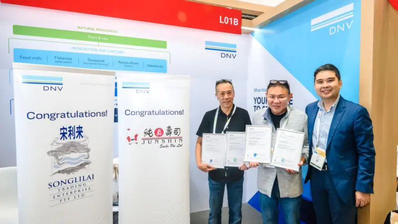 Songlilai Trading Enterprise and Junshin Sushi achieve MSC and ASC certifications from DNV_SeafoodExpo2025