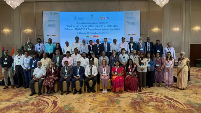 Participants at the ongoing three-day regional meeting of Bay of Bengal countries in Chennai