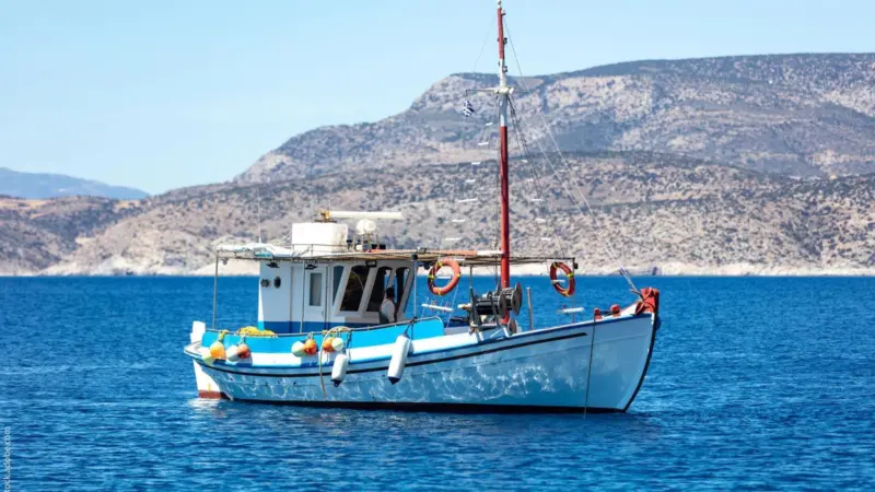 Fishing boat in the Mediterranean