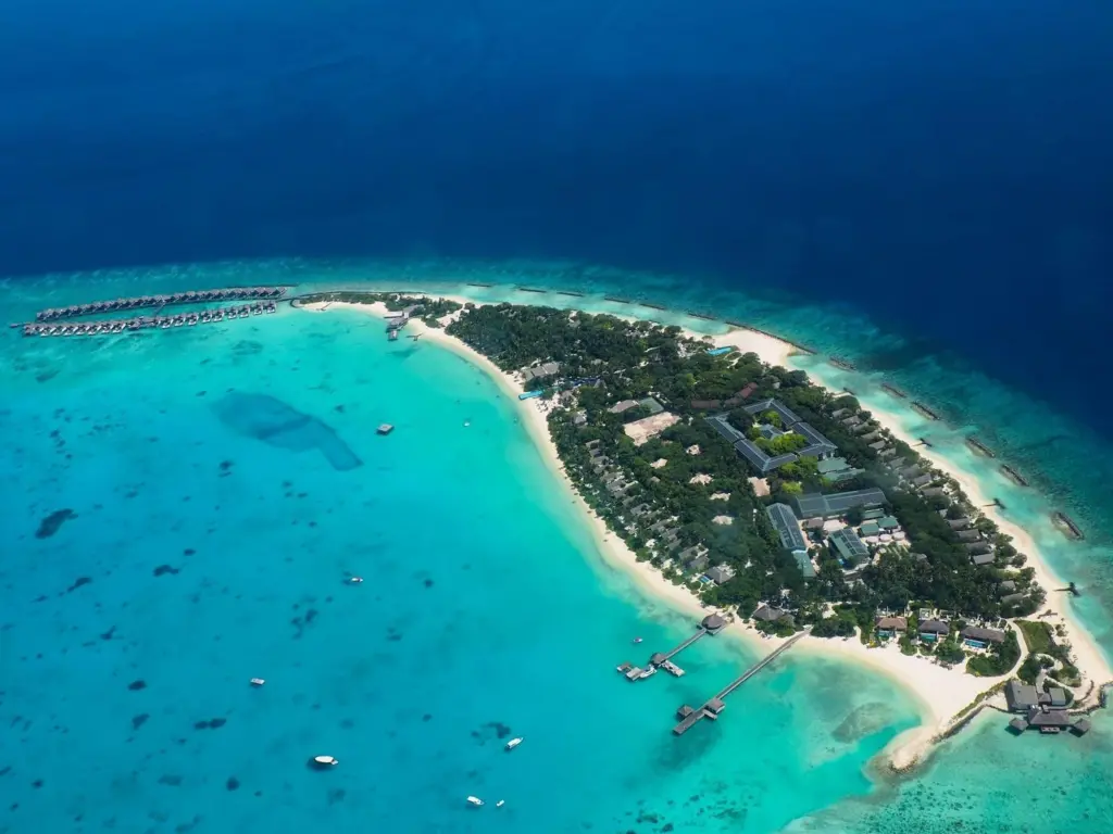 Maldives from the air