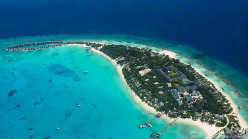 Maldives from the air