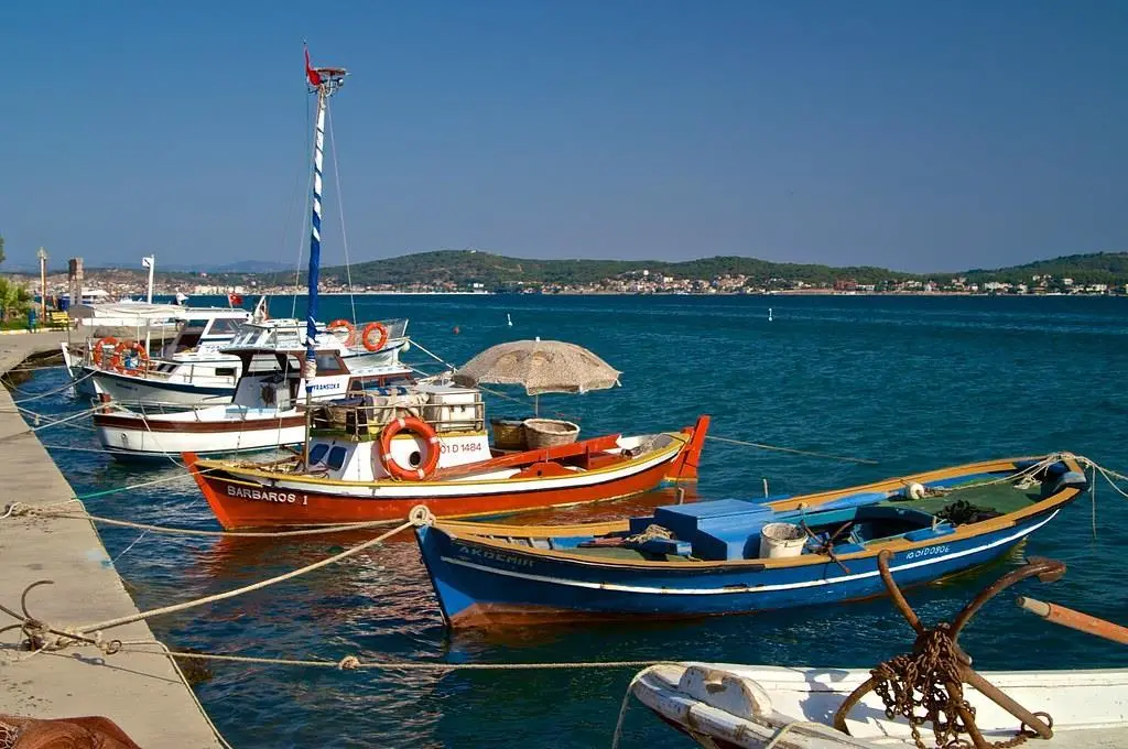 Fishing boats in the Mediterranean