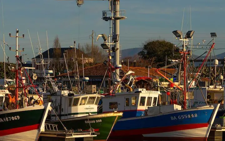 Small-scale fishing vessels on France's Atlantic coast